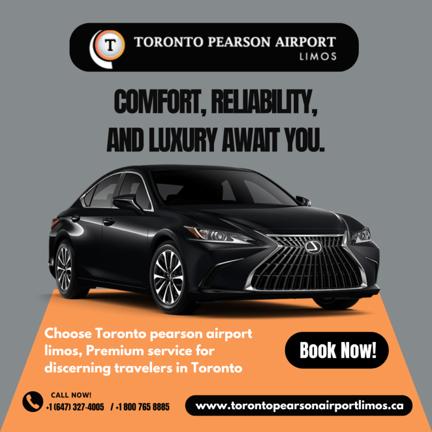 Get to Pearson Airport on Time and in Style with Our Limo Service